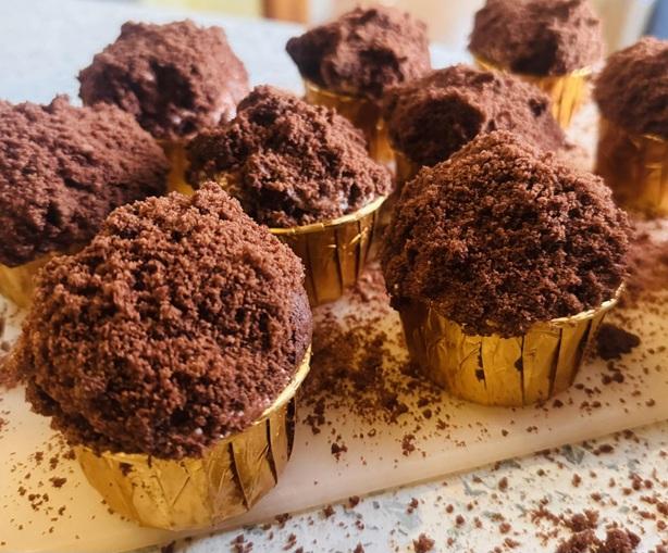 mini babeczki kopce kreta z bananem cukiernia tychy