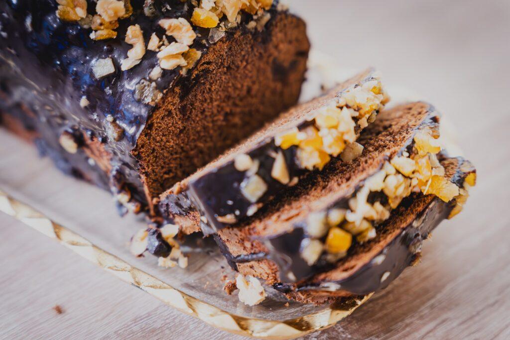 piernik z powidłami śliwkowymi na piwie