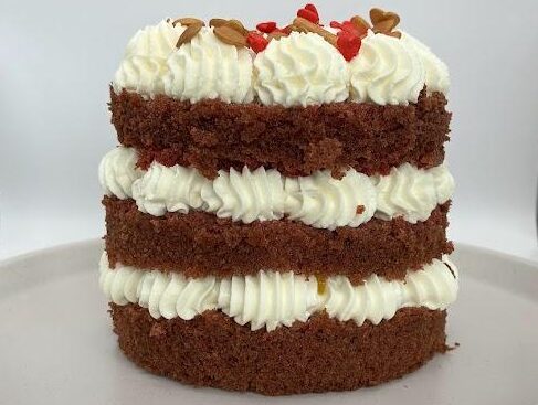 torcik dla dwóch osób na walentynki red velvet